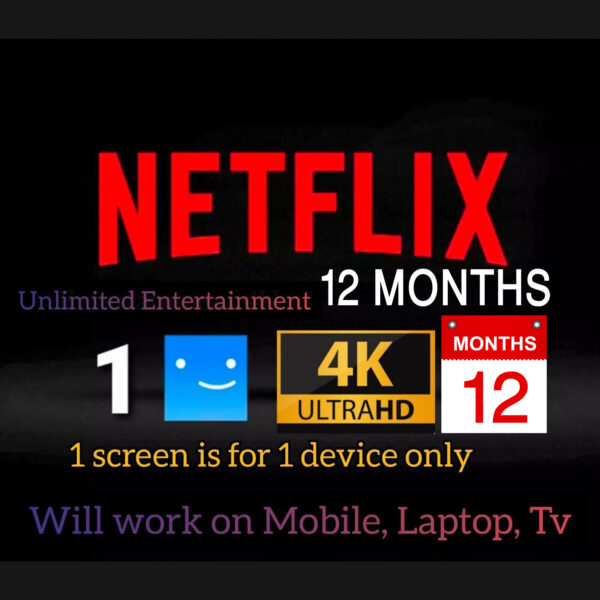 NETFLIX PRIVAT ACCOUNT |12 MONTHS | 4K PREMIUM 🔥